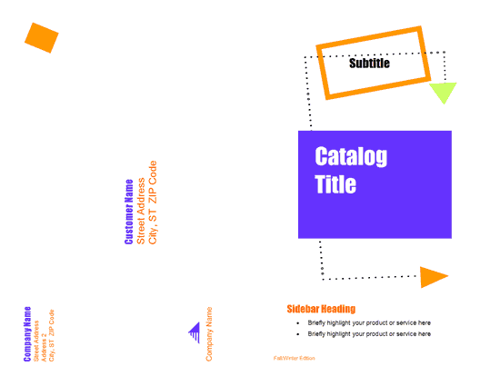 product catalogue template free download word